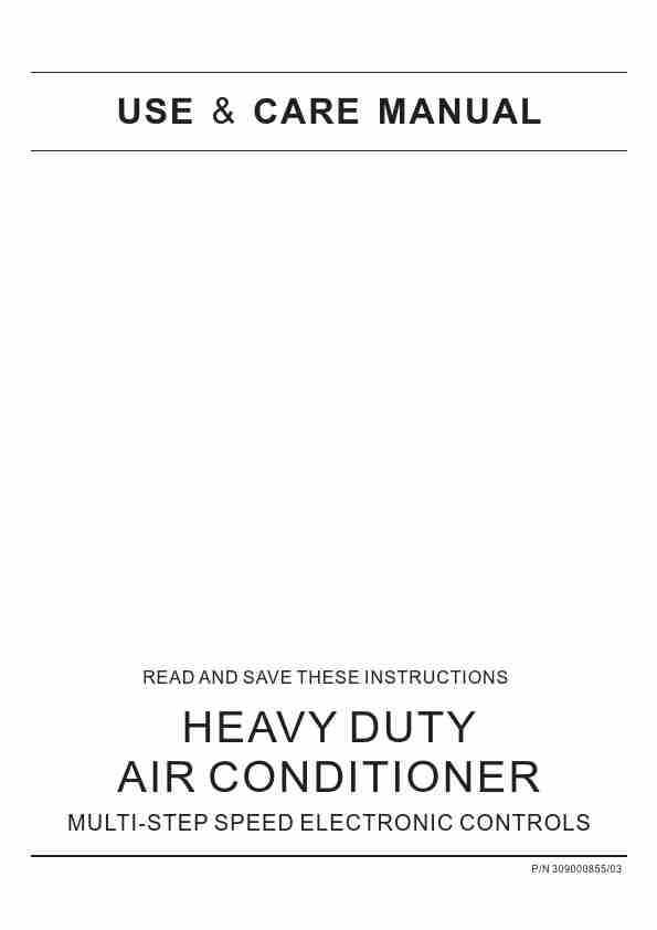 Frigidaire Air Conditioner HEAVY DUTY AIR CONDITIONER-page_pdf